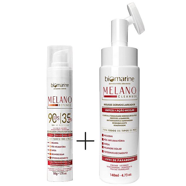 Protetor Melano Defense + Sabonete Biomarine
