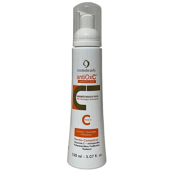 Sabonete Mousse Facial Vitamina C Antiox C Cosmobeauty