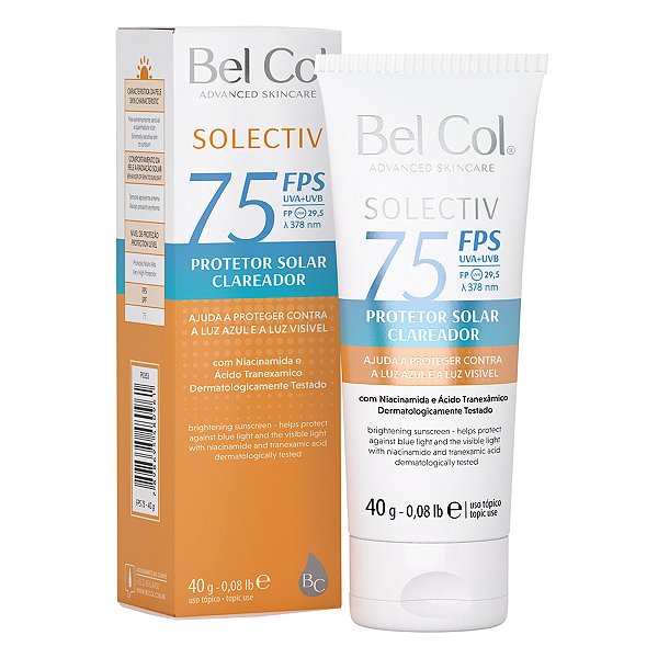 Solectiv FPS 75 Protetor Solar Clareador Bel Col 40G