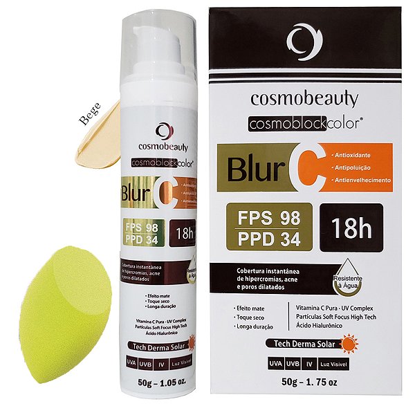 Blur C Bege Com Vitamina C Fps 98 18H Cosmobeauty