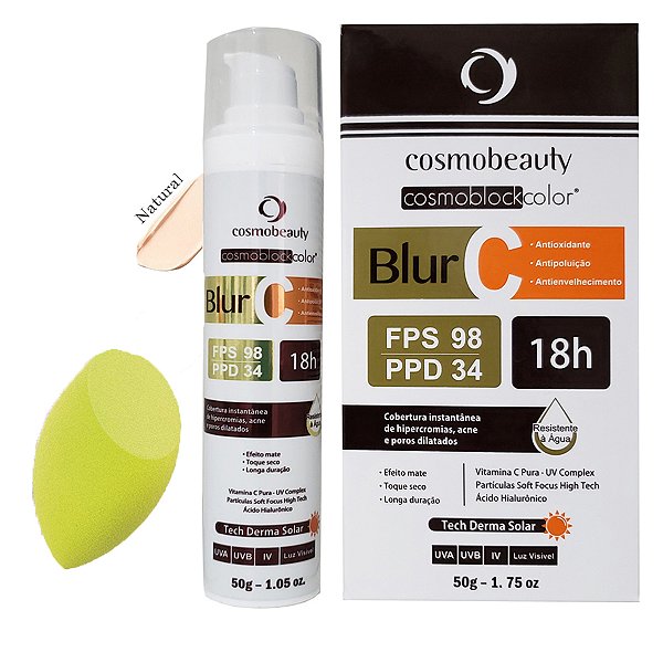 Blur C Natural Com Vitamina C Fps 98 18H Cosmobeauty