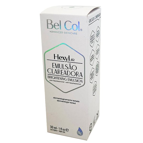Emulsão Clareadora Facial Hexyl.ar Bel Col