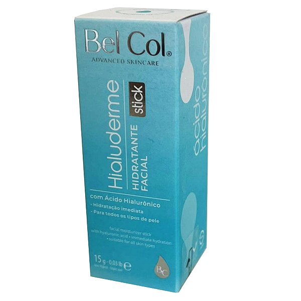 Hidratante Facial Hialuderme Stick Bel Col
