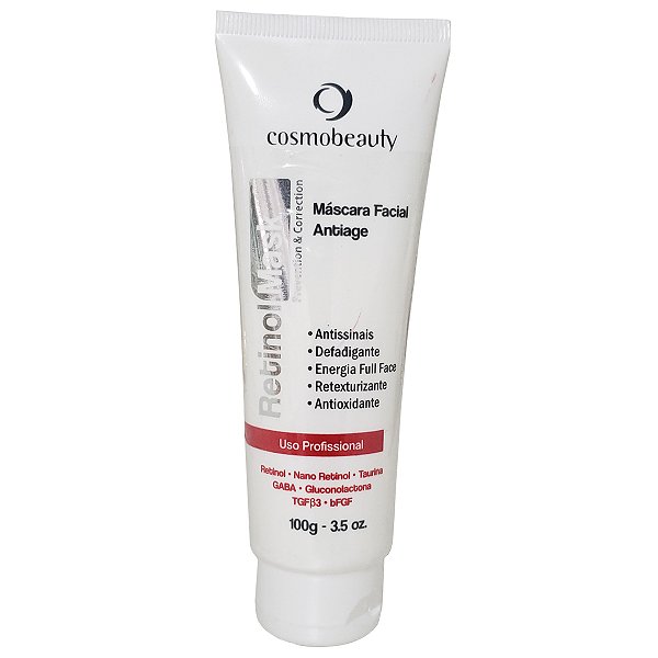 Máscara Facial Antiage Retinol Mask Cosmobeauty