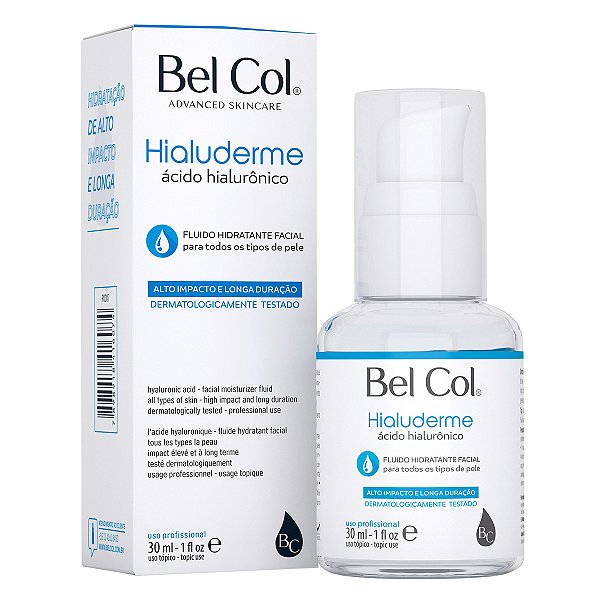 Hialuderme Fluido Ácido Hialurônico Bel Col