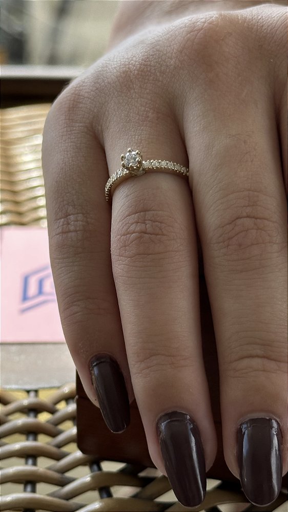 ANEL EM OURO 18k  REALEZA 2
