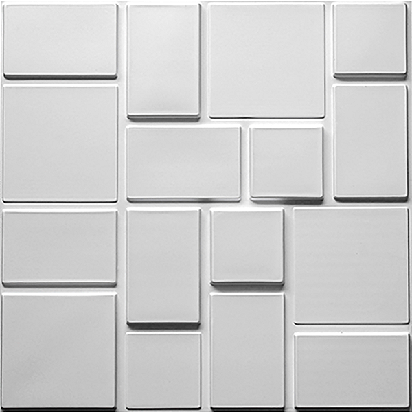 Placas de Poliestireno 3D Clássicas 0.5mm Geométrico