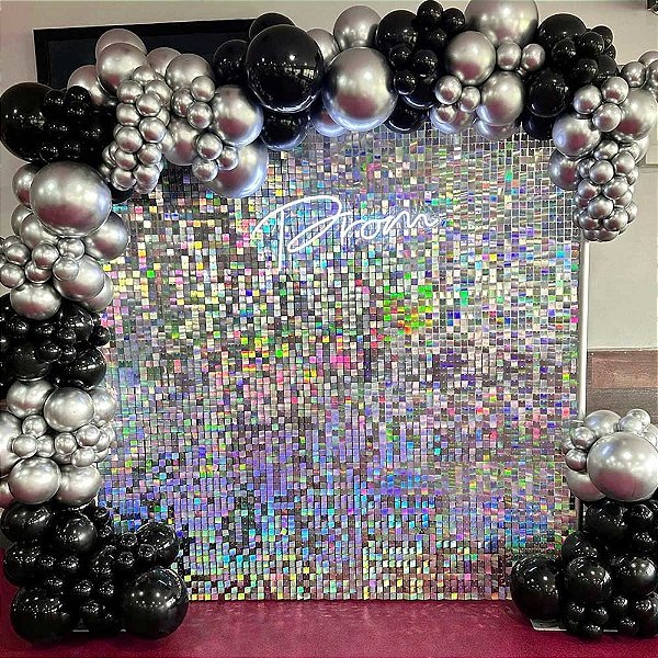Placa painel shimmer wall muro lantejoula Fruta cor