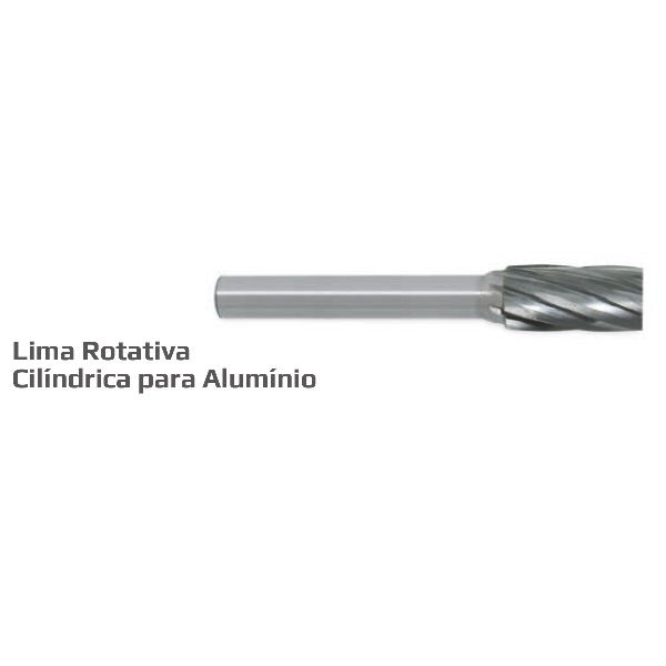 CR-937 Lima rotativa cilíndrica  para alumínio 8mm