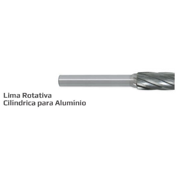CR-939 Lima rotativa cilíndrica  para alumínio 12mm