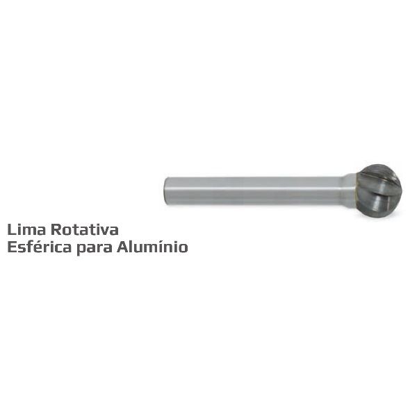 CR-948 Lima rotativa esférica para alumínio 6mm