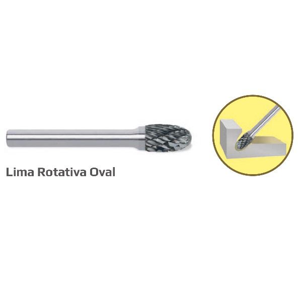 CR-931  Lima rotativa oval 12mm