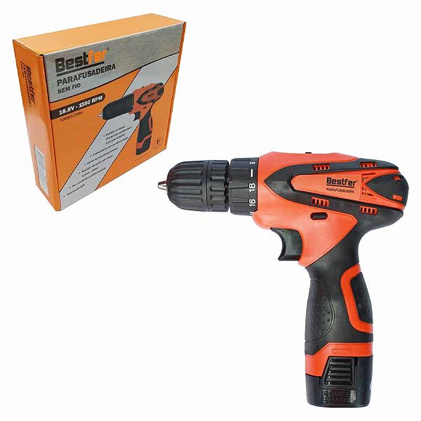 CR-BFH2350 Parafusadeira 16,8v com 1 bateria