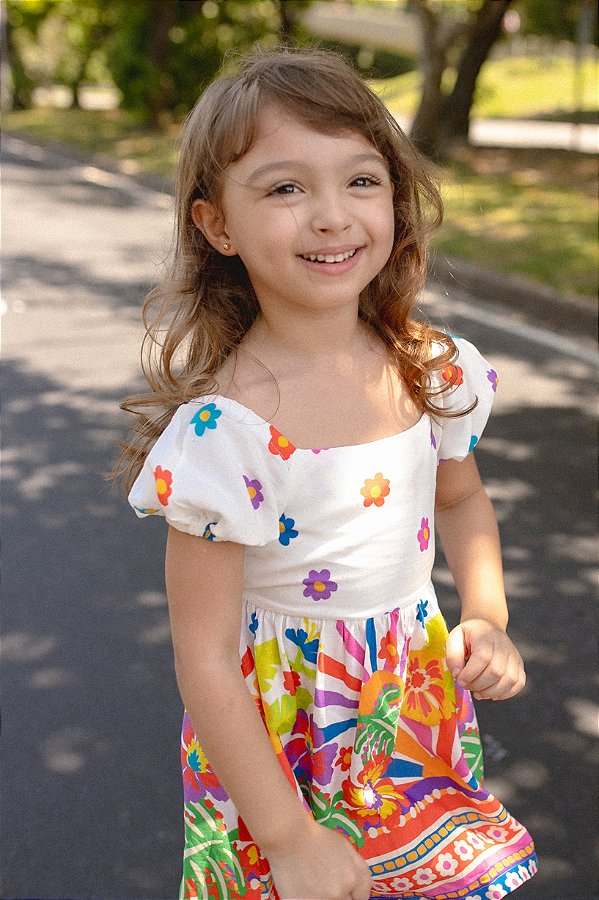 VESTIDO FLORIDO INFANTIL