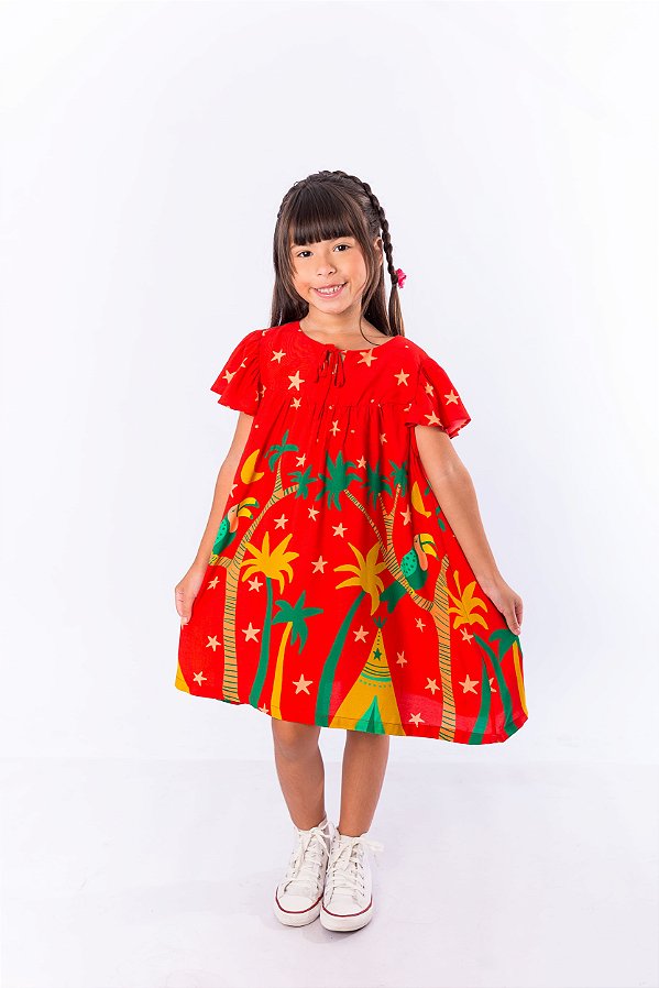 VESTIDO MANGA FRANZIDA