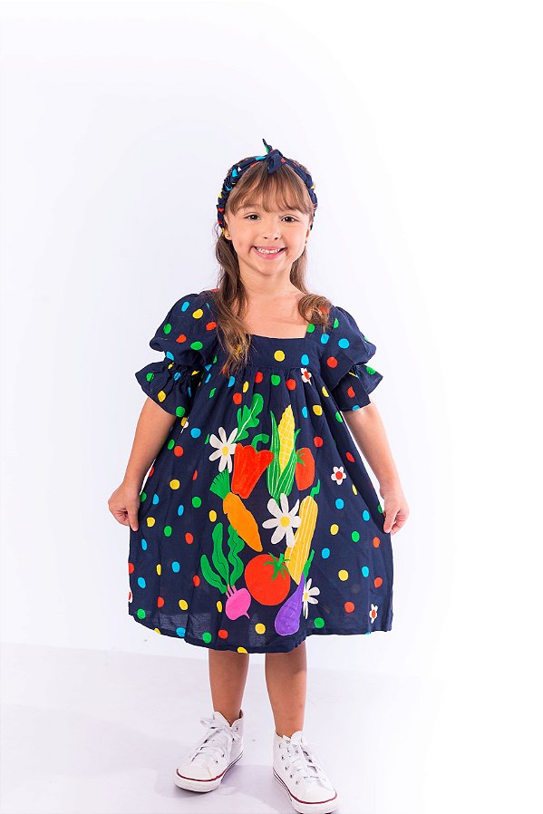 VESTIDO FRUTINHA PALA QUADRADA