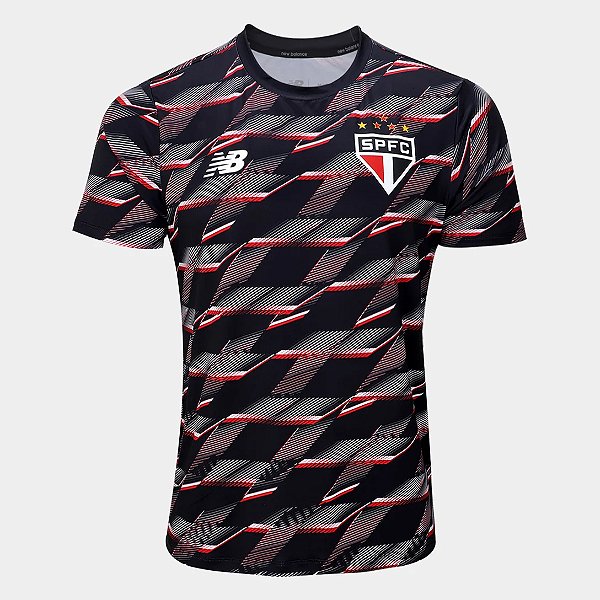 CAMISA NEW BALANCE SÃO PAULO - PRÉ JOGO - 2024