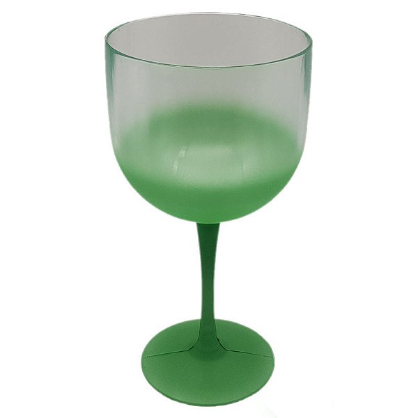 Taça gin degrade verde 580ml fosco