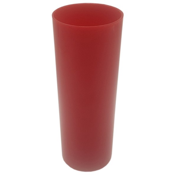 Copo Long Drink Leitoso Vermelho