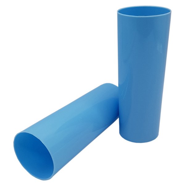 Copo Long Drink Leitoso Azul Bebê