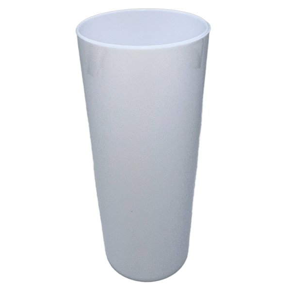 Copo Liso Branco Acrif 350ml