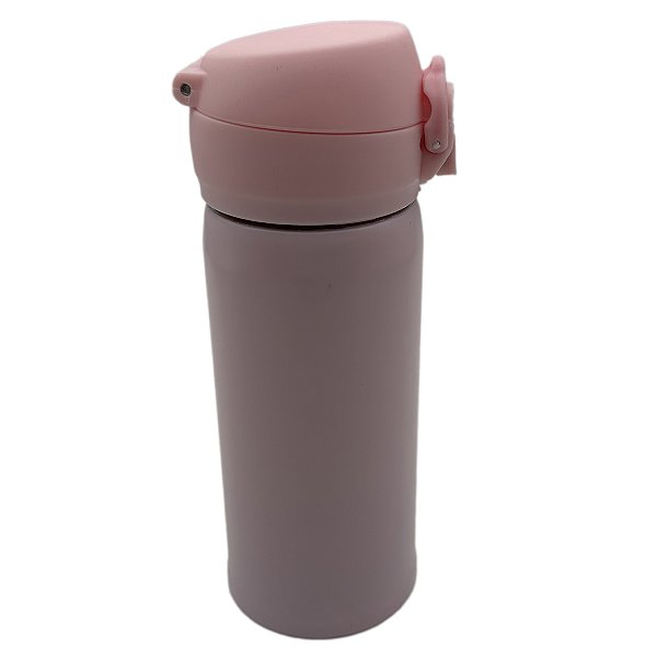 Garrafa térmica mini rosa 400ml