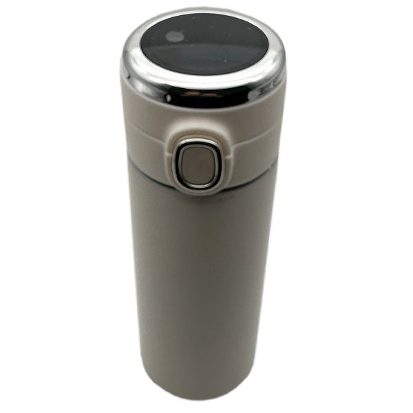 Garrafa térmica com sensor bege 470ml