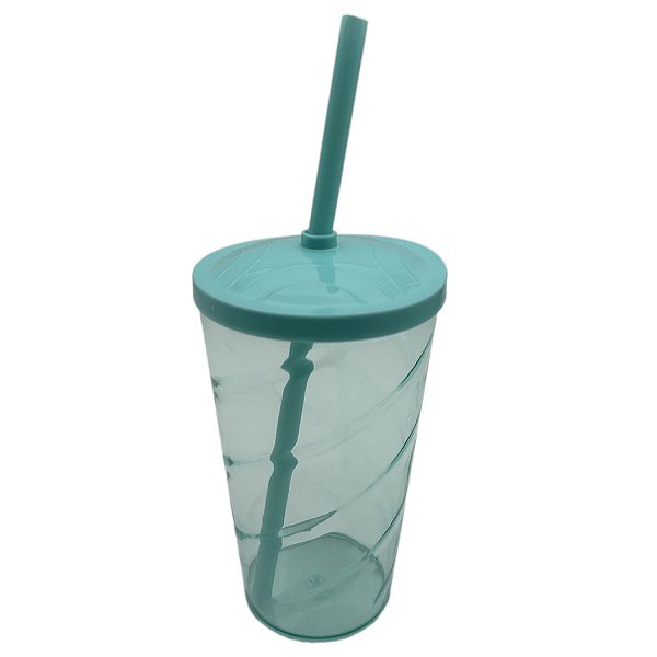 Copo twister translucido tifany 500ml