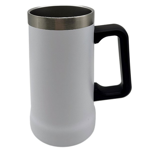 Caneca térmica branca - com alça
