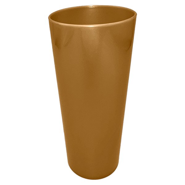 Copo Liso Dourado 350ml