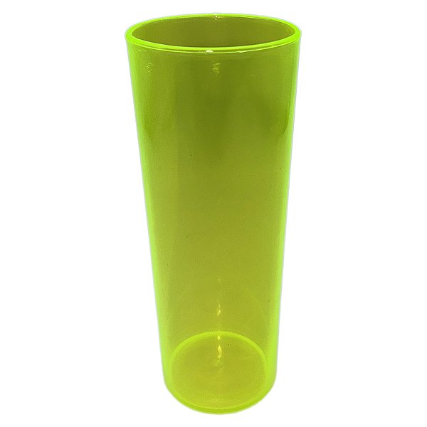 Copo Liso Amarelo Neon 350ml