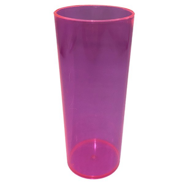 Copo Liso Rosa Neon 350ml