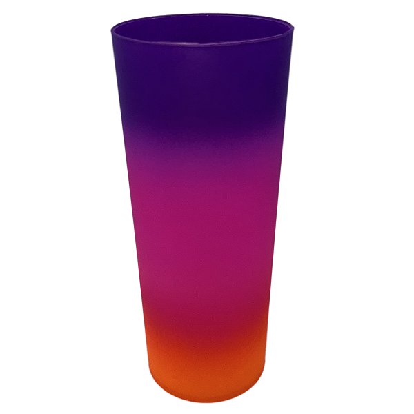 Copo Long Drink Summer – Roxo, Rosa e Laranja