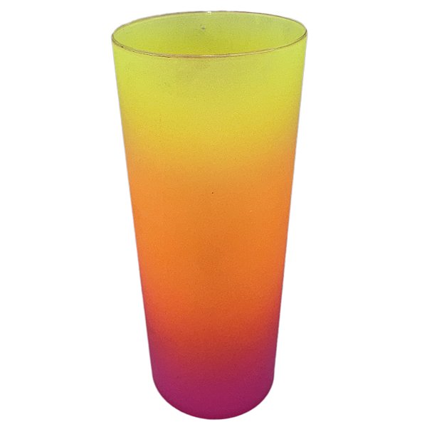 Copo Long Drink Summer – Amarelo Laranja Rosa