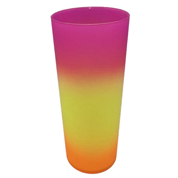 Copo Long Drink Summer – Rosa Amarelo Laranja