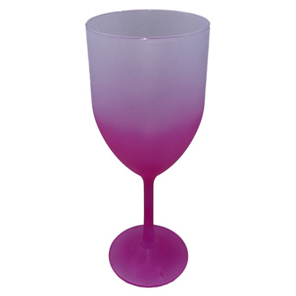 Taça de Vinho Jateado Pink