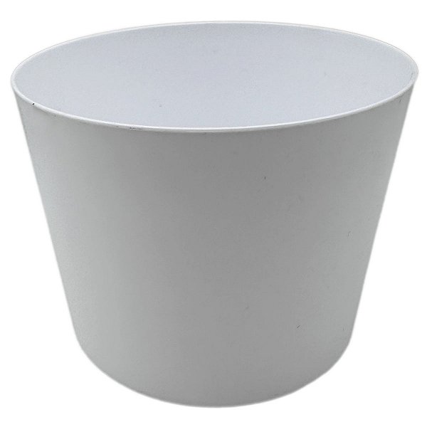 Balde de Pipoca 1,5L Branco Acrílico PS