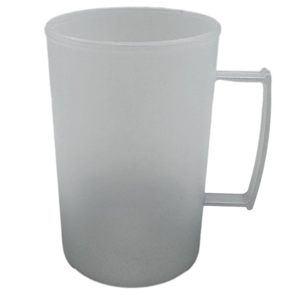 Caneca Chopp Jateada Prata 500 ml