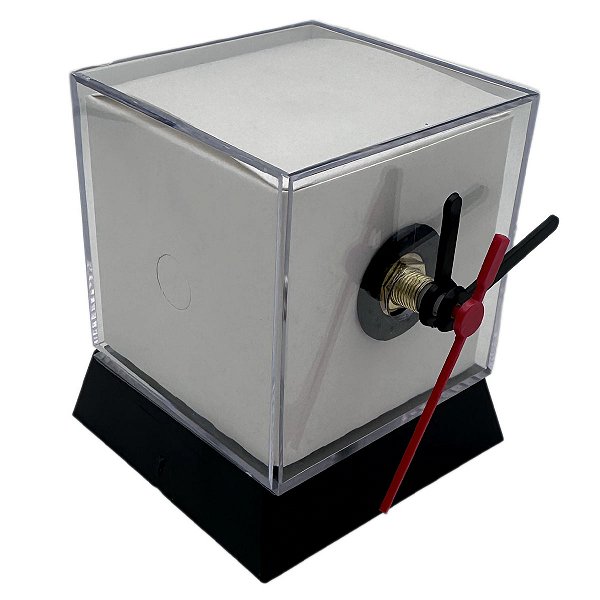 Cubo Giratório com Relógio