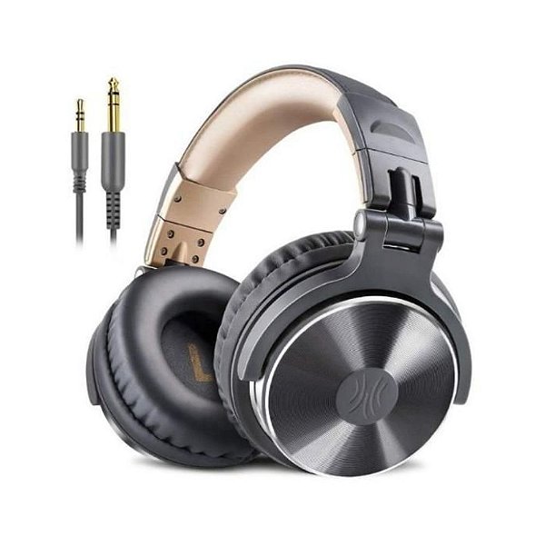 Headphone Fone de Ouvido DJ OneOdio Pro-10 Grey Profissional