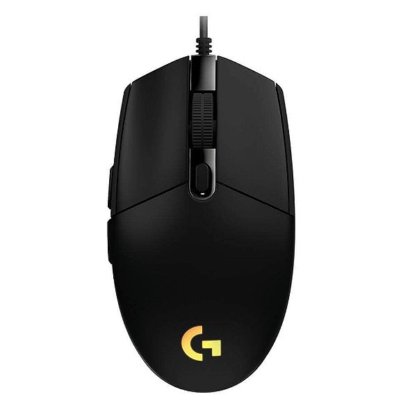 Mouse Gamer Logitech G203 LIGHTSYNC RGB Preto 910-005793