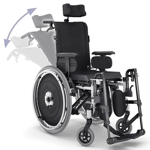 Cadeira de Rodas Alumínio Reclinável AVD Ortobrás
