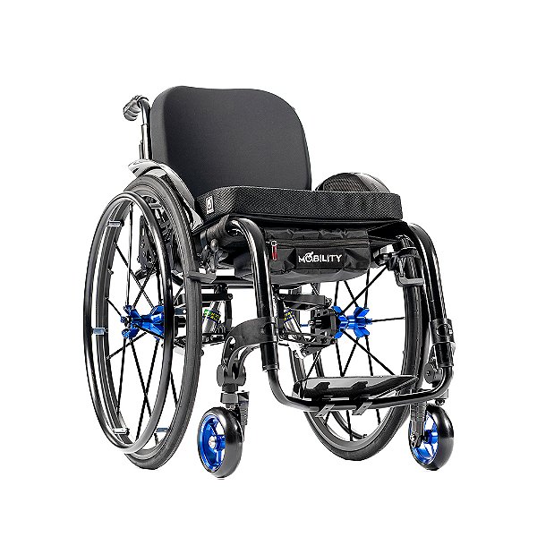 Cadeira de Rodas Monobloco Venom Trak Blue Series by Mobility