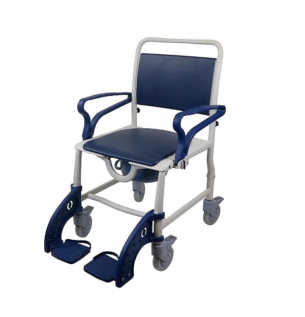 Cadeira de Banho e Higiene em Nylon e Alumínio Breeze by Mobility