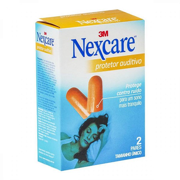 Protetor Auditivo Nexcare com 2 pares