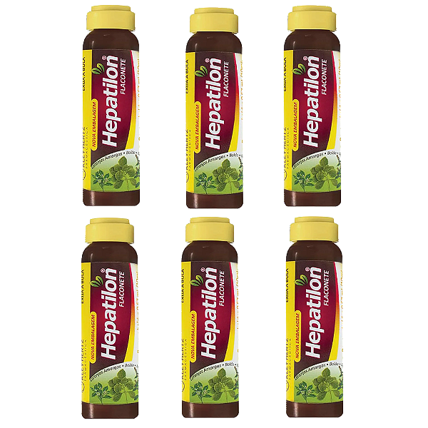 Kit 6 unidades de Boldo em Flaconetes com 10ml