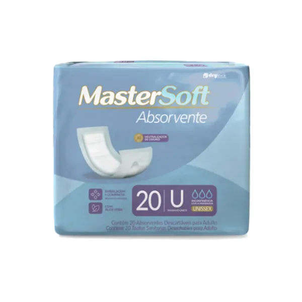 Absorvente Geriátrico Dry MasterSoft 20 Unidades