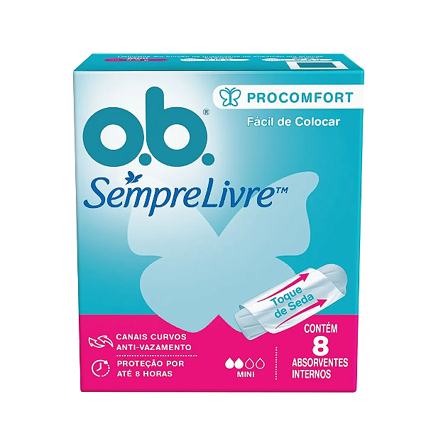 Absorvente Interno OB Mini 8 Unidades