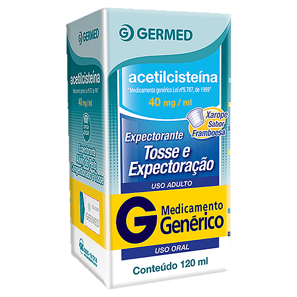 acetilcisteína Xarope Expectorante Adulto 40mg/ml 120ml