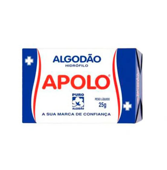 Algodao caixa Rolo 25gr